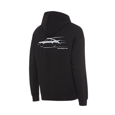 Porsche 50Y Turbo Collection Unisex Black Hoodie - Large