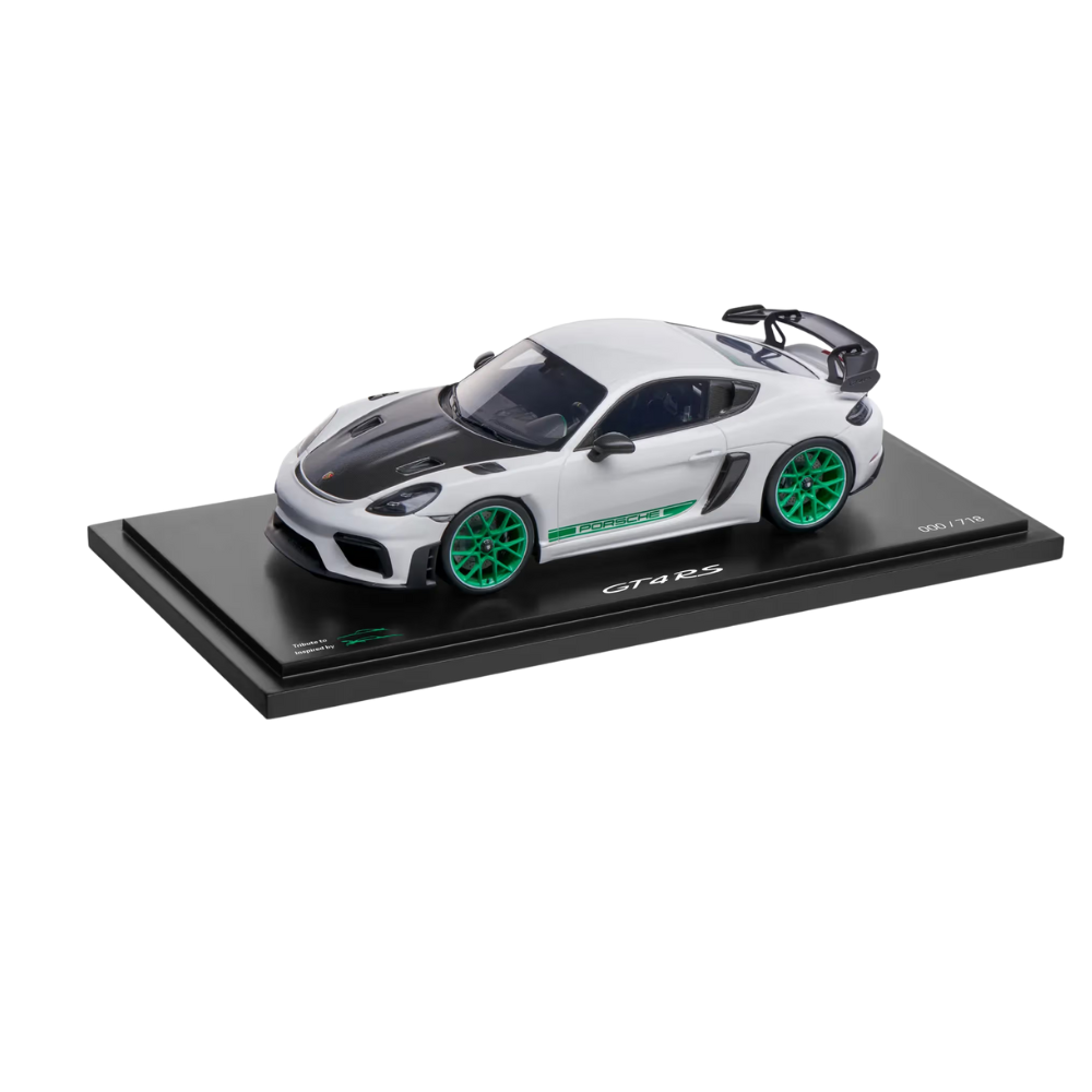 Porsche 718 Cayman GT4 RS 982 Collectors Model Car - Scale 1:18