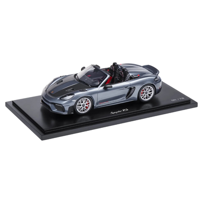 Porsche 718 Spyder RS 982 Grey Collectors Model Car - Scale 1:18