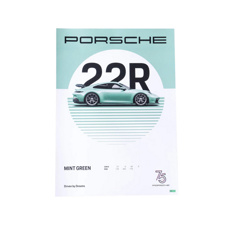Porsche 75Y Driven By Dreams Poster Set - 4 Pieces