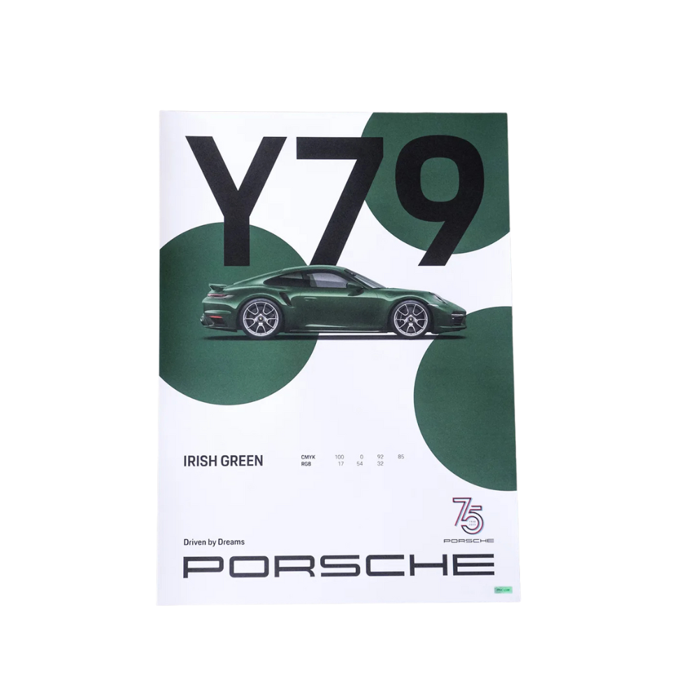 Porsche 75Y Driven By Dreams Poster Set - 4 Pieces