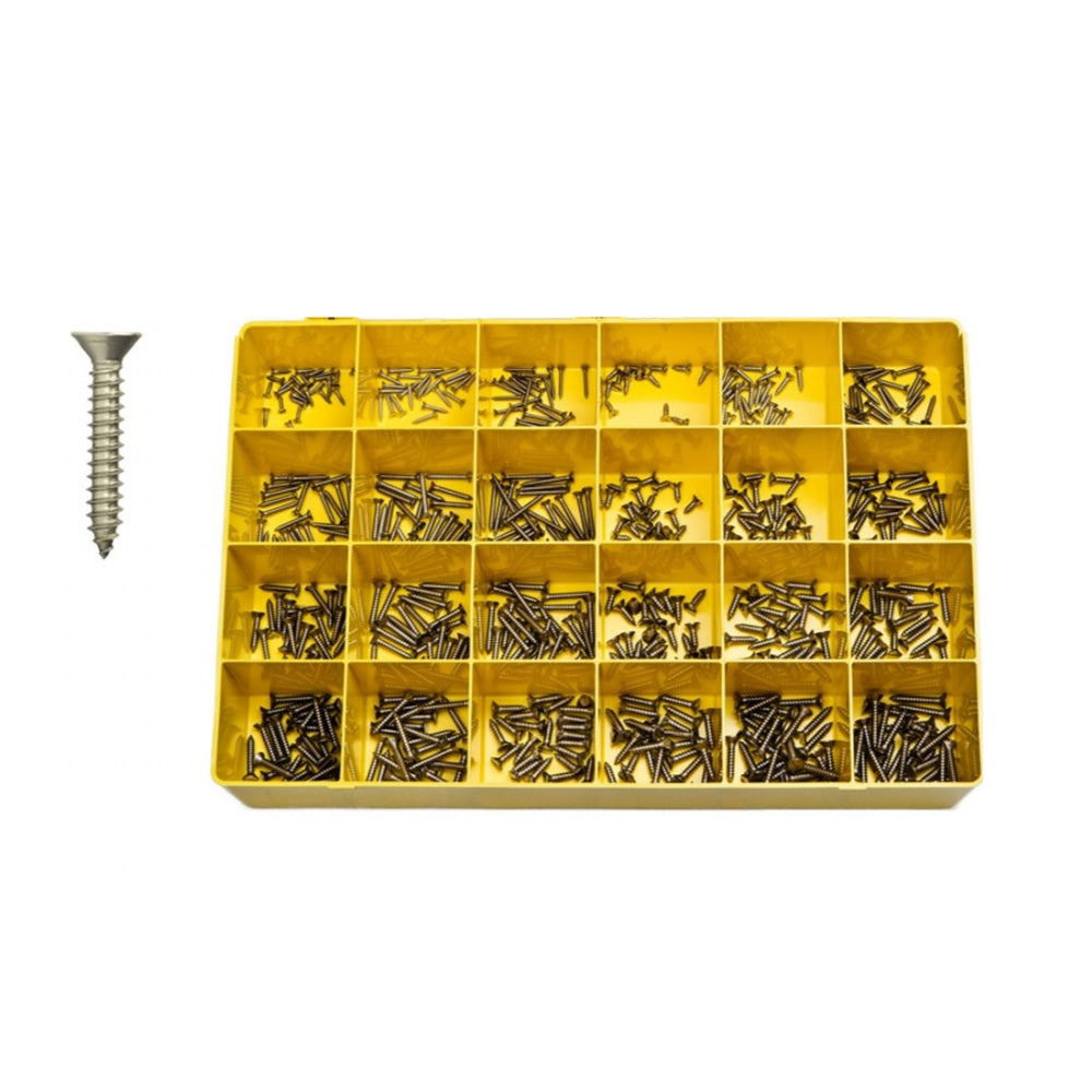 Porsche 7972 Countersunk Flat Slot Screw Assortment 7972A2ASST