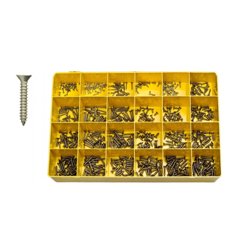Porsche 7972 Countersunk Flat Slot Screw Assortment 7972A2ASST