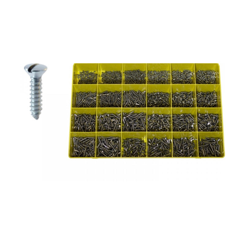 Porsche 7973 Metric Countersunk Oval Slot Sheet Metal Screws 2200 Pieces 7973A2SHOPASST