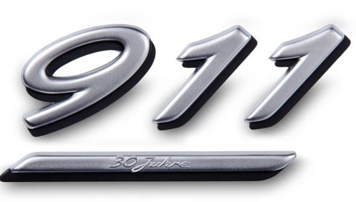Porsche 911 30 Jahre Emblem - Silver - 964 89-94 964-559-221-01-4PU