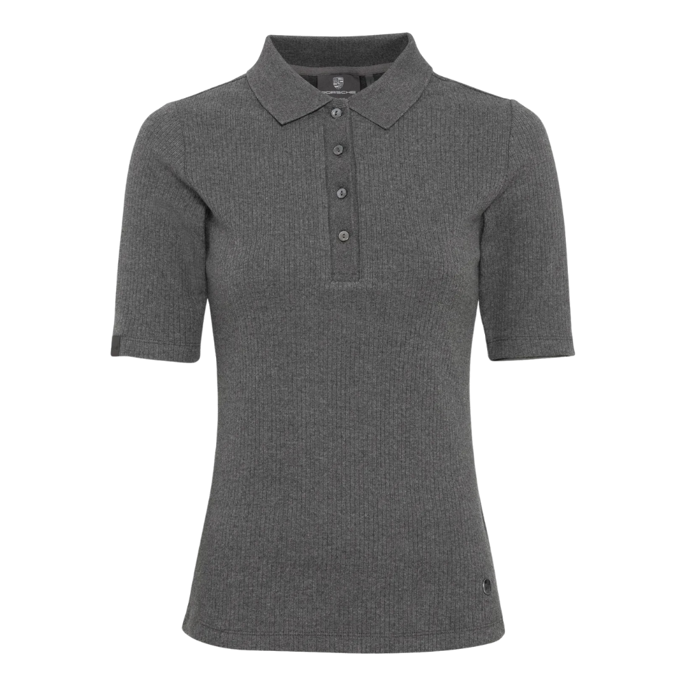Porsche 911 60Y Pullover Womens Polo Shirt - Light Grey