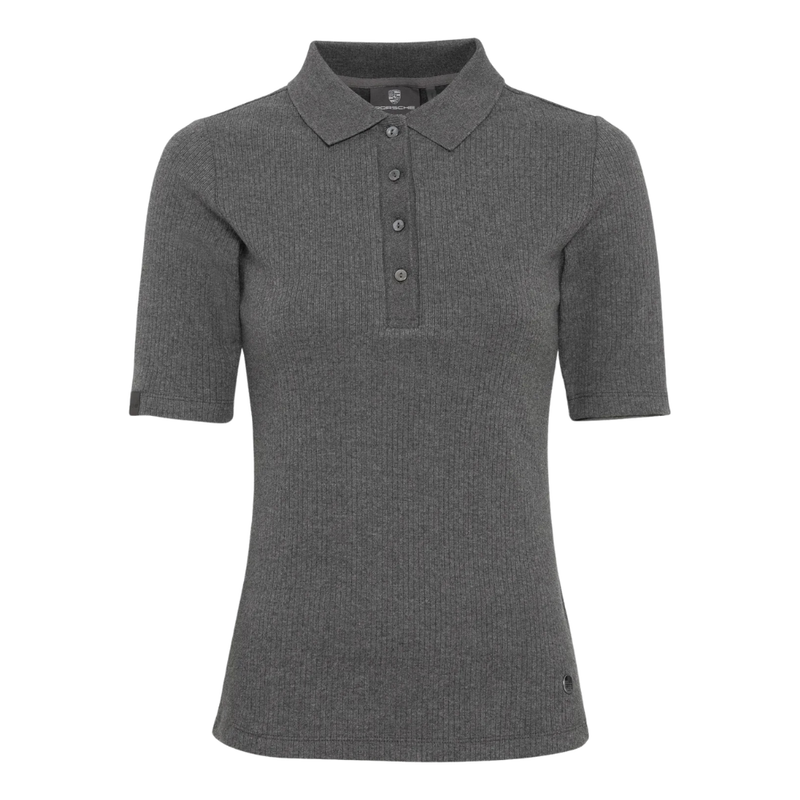 Porsche 911 60Y Pullover Womens Polo Shirt - Light Grey