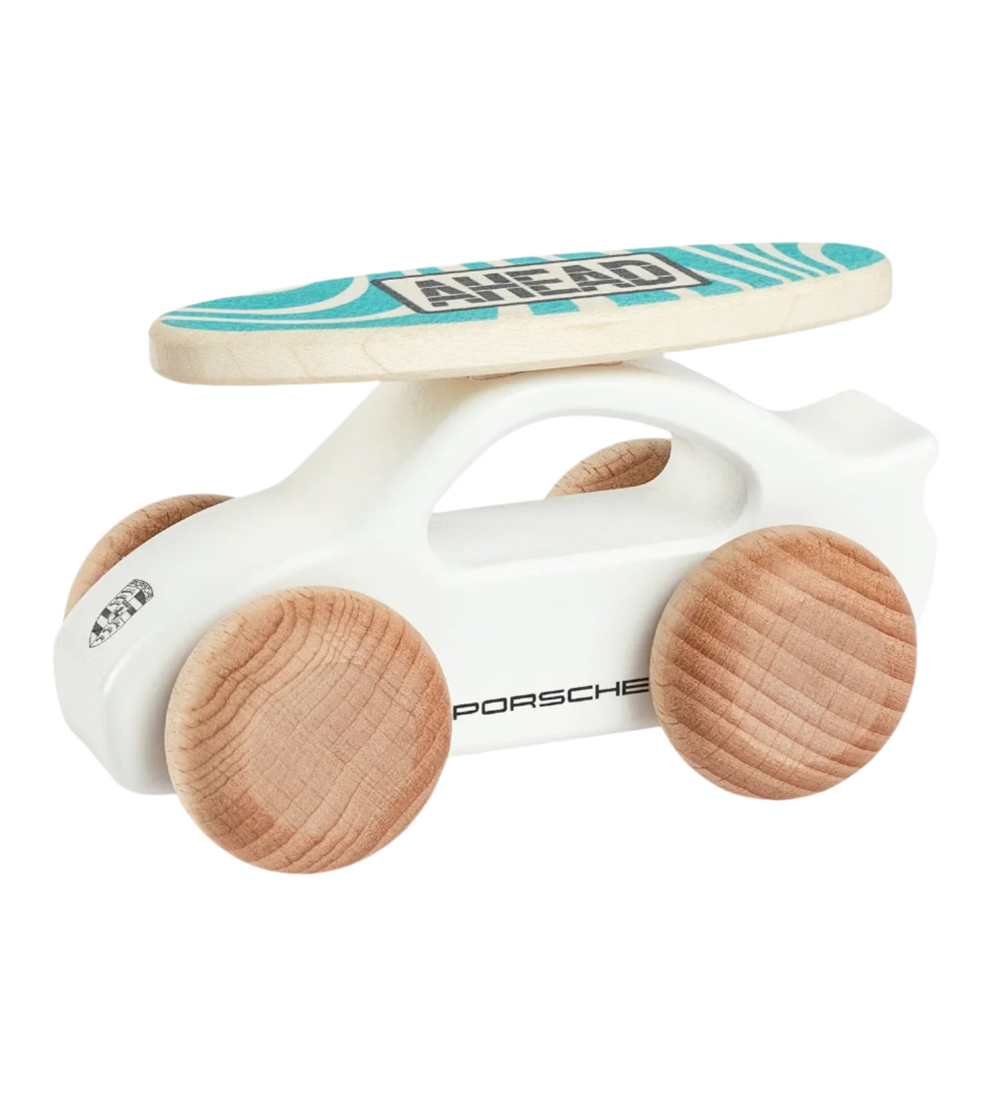 Porsche 911 AHEAD Wooden Toy Vehicle With Surfboard