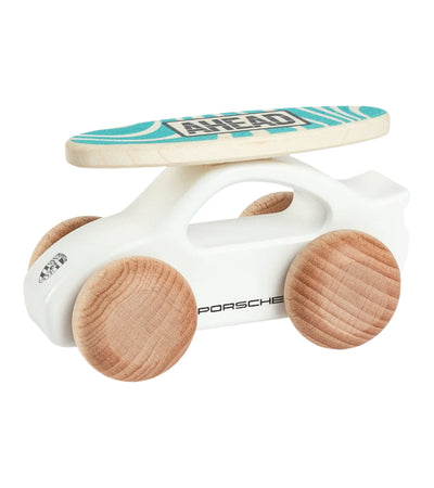 Porsche 911 AHEAD Wooden Toy Vehicle With Surfboard