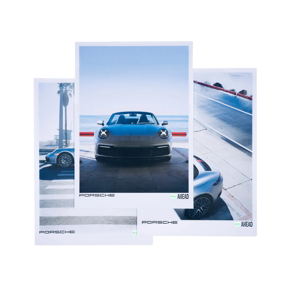 Porsche 911 Ahead Southwest Poster Set # 3 - 3 Pieces