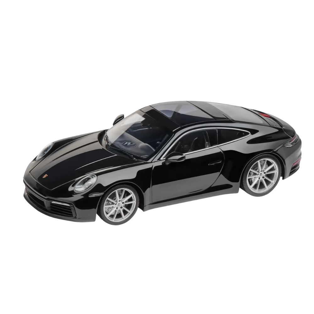 Porsche 911 Carrera 4S 992 Black Collectors Model Car - Scale 1:18
