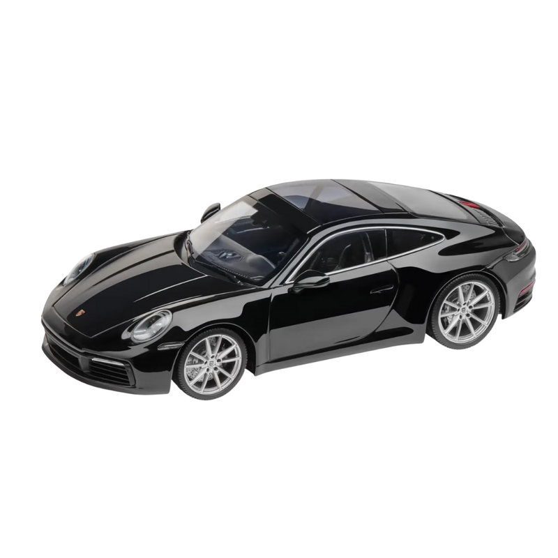 Porsche 911 Carrera 4S 992 Black Collectors Model Car - Scale 1:18