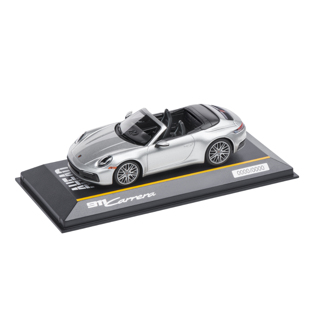 Porsche 911 Carrera Cabriolet 992 Collectors Model Car - Scale 1:43