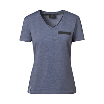 Porsche 911 Collection Womens V-Neck T-Shirt - Gray