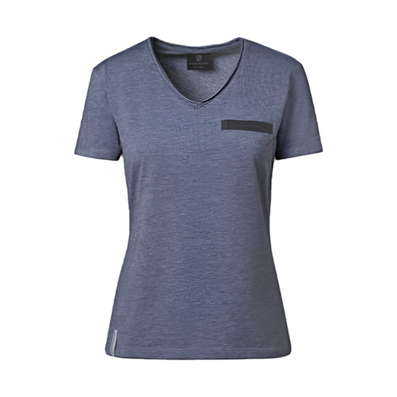 Porsche 911 Collection Womens V-Neck T-Shirt - Gray