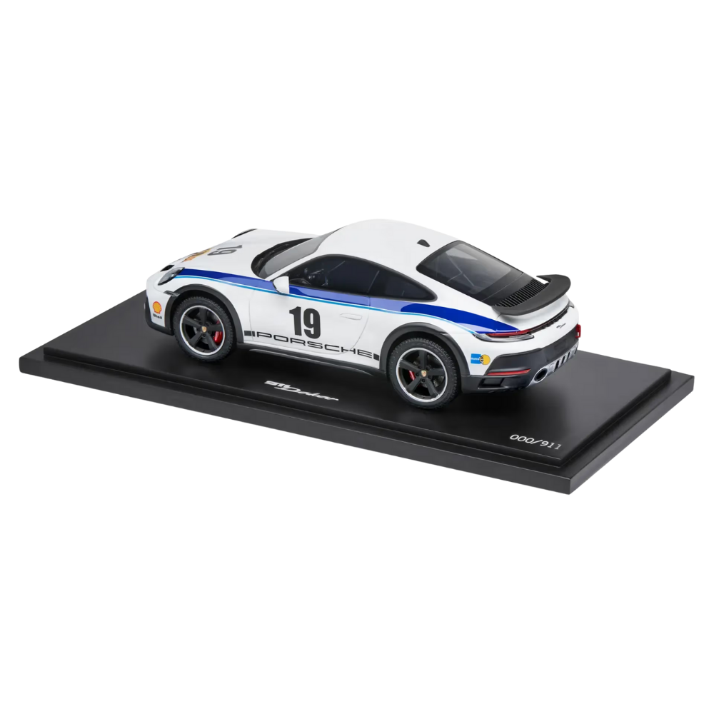 Porsche 911 Dakar 992 Rally 1974 Design Collectors Model Car - 1:18