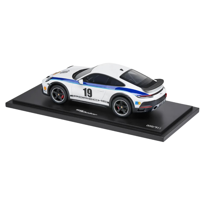 Porsche 911 Dakar 992 Rally 1974 Design Collectors Model Car - 1:18