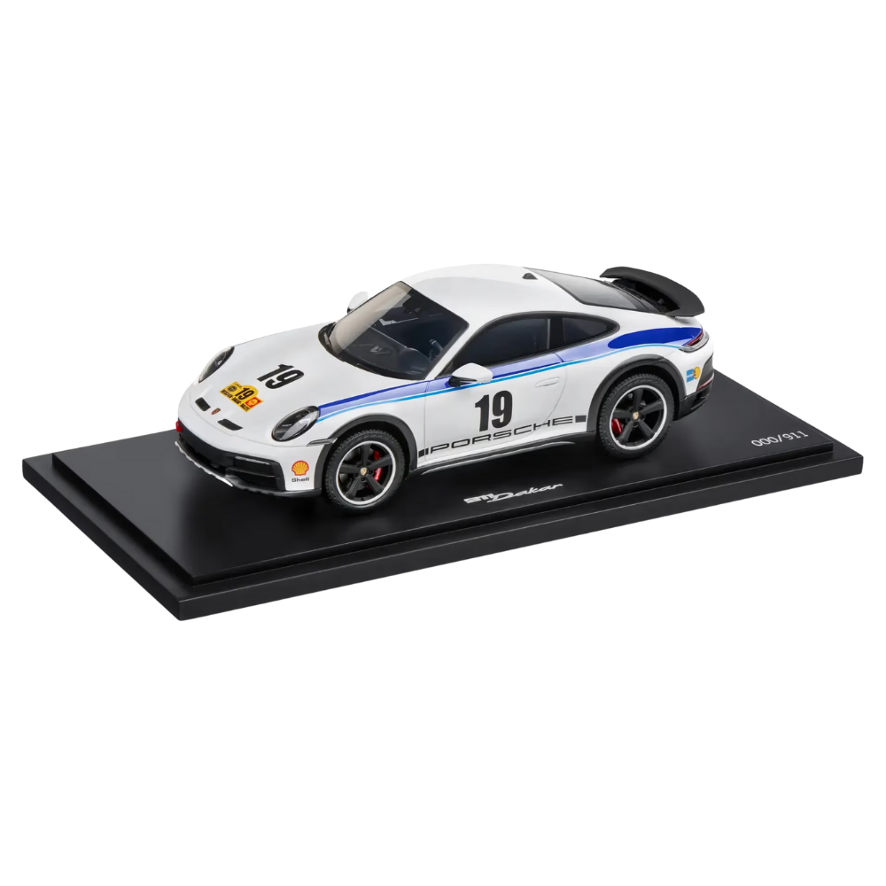Porsche 911 Dakar 992 Rally 1974 Design Collectors Model Car - 1:18