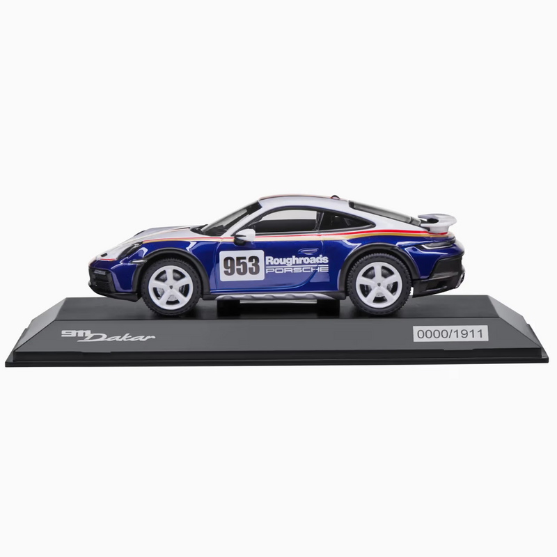 Porsche 911 Dakar 992 Rally Design Package Collectors Model - 1:43
