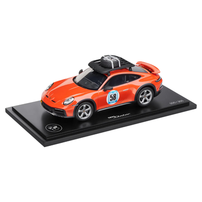 Porsche 911 Dakar 992 Resin Collectors Model Car - Scale 1:18