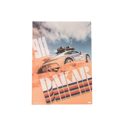 Porsche 911 Dakar Surfing The Dunes Poster Set - 3 Pieces