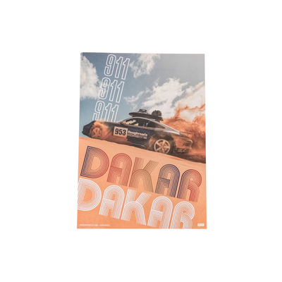 Porsche 911 Dakar Surfing The Dunes Poster Set - 3 Pieces