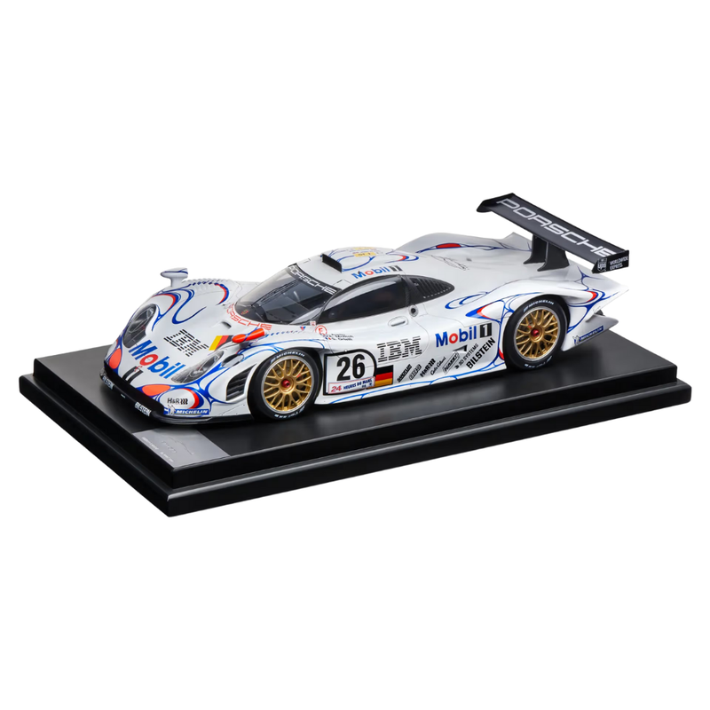 Porsche 911 GT1'98 White Collectors Model Car - Scale 1:12