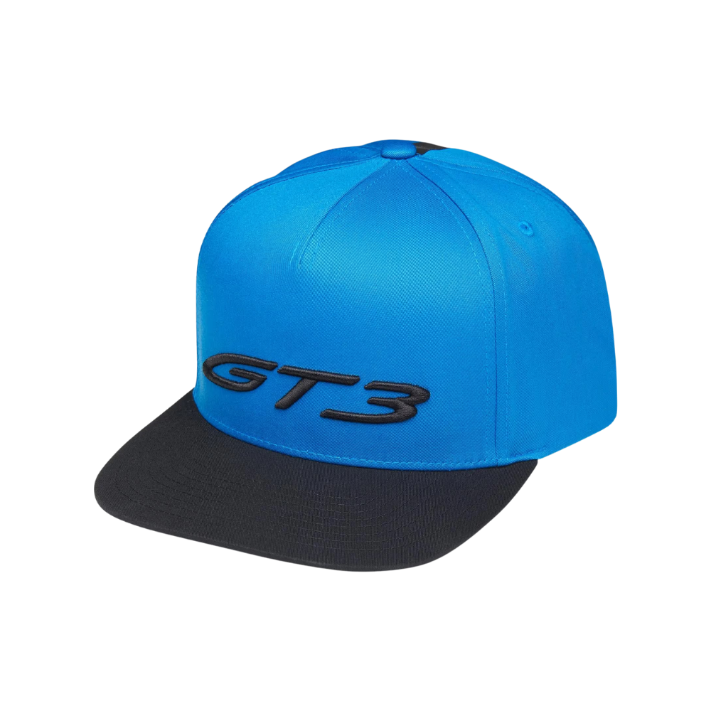 Porsche 911 GT3 Embroidered Flat Peak Cap - Shark Blue