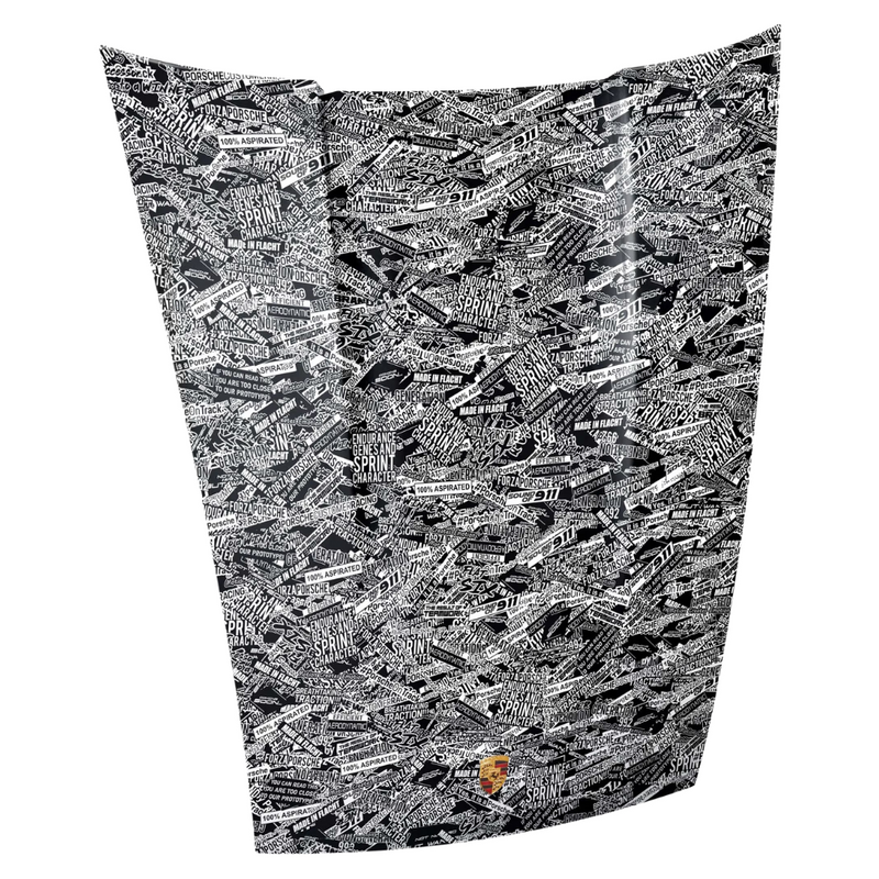 Porsche 911 GT3 R Motorsport Camo Livery Magnetic Decorative Bonnet
