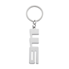 Porsche 911 Lettering Zinc Purist Silver Key Ring