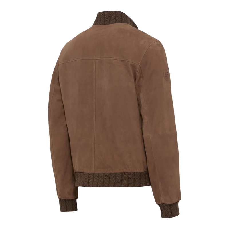 Porsche 911 Limited Edition Men's Leather Jacket - Cognac