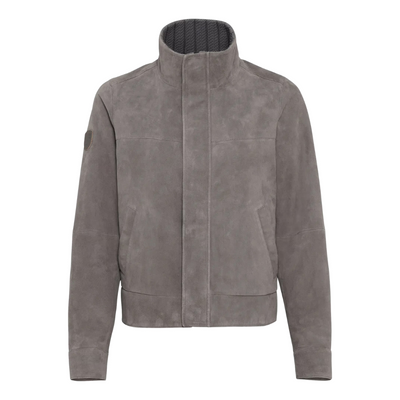 Porsche 911 Limited Edition Women's Leather Jacket - Light Gray