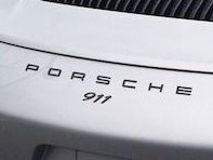 Porsche 911 Logotype Painted Black - 99104480381041 - 991 12-18 99104480381041