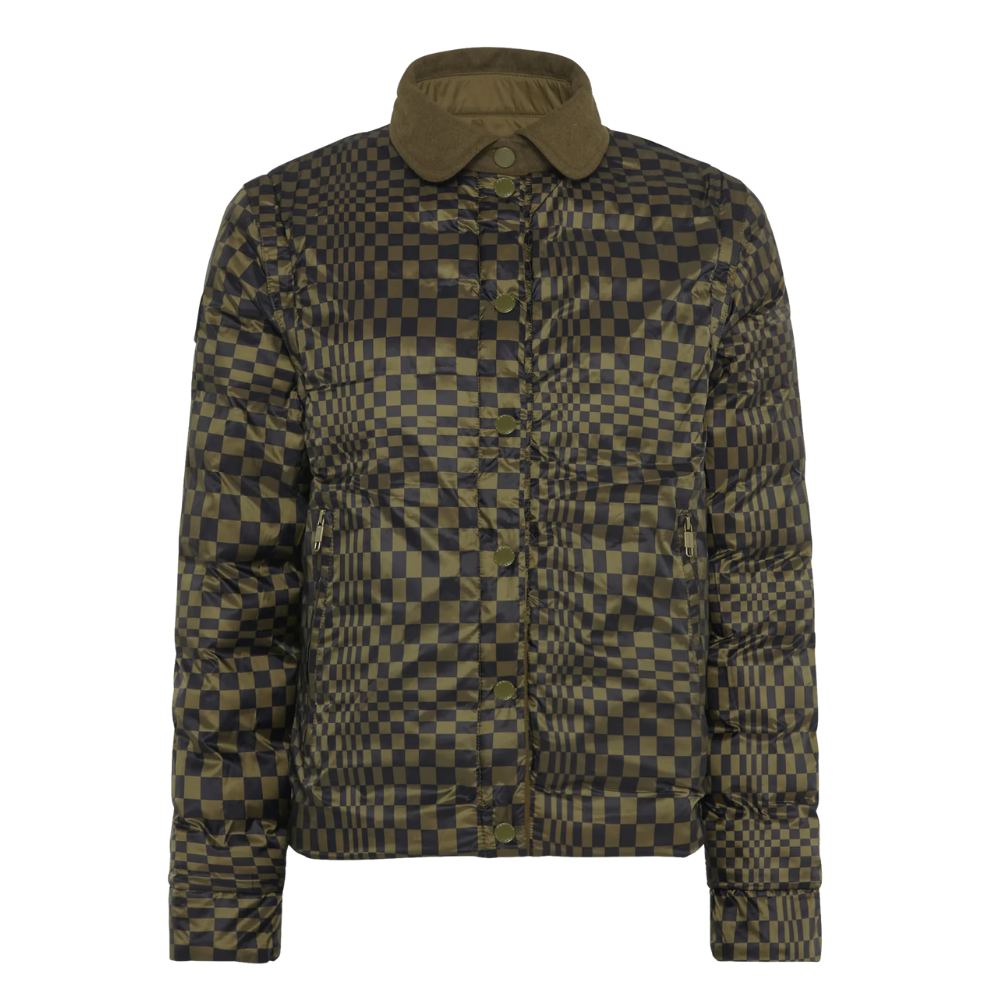 Porsche 911 Spirit 70 Womens Olive Reversible Jacket - Medium
