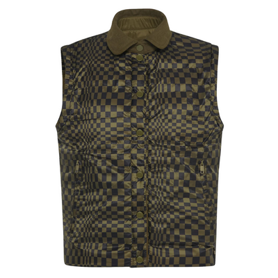 Porsche 911 Spirit 70 Womens Olive Reversible Jacket - Medium