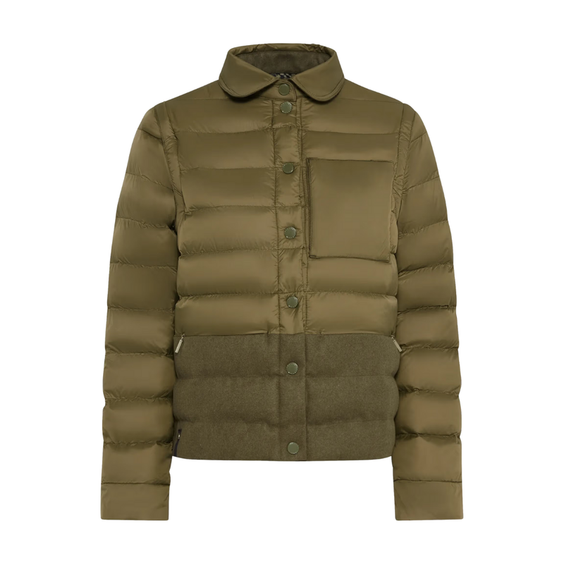 Porsche 911 Spirit 70 Womens Reversible Jacket - Olive
