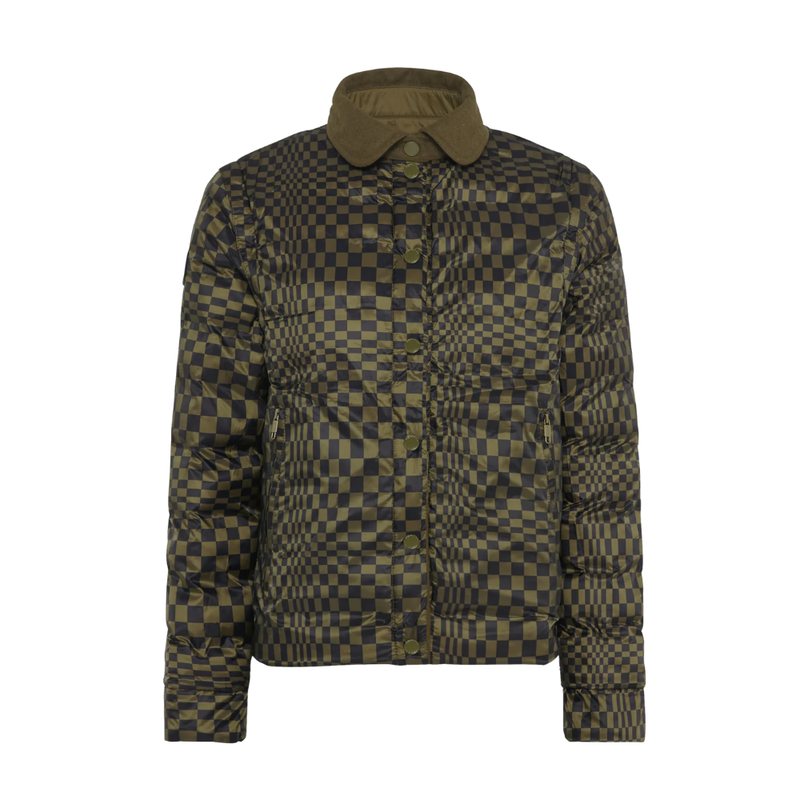 Porsche 911 Spirit 70 Womens Reversible Jacket - Olive
