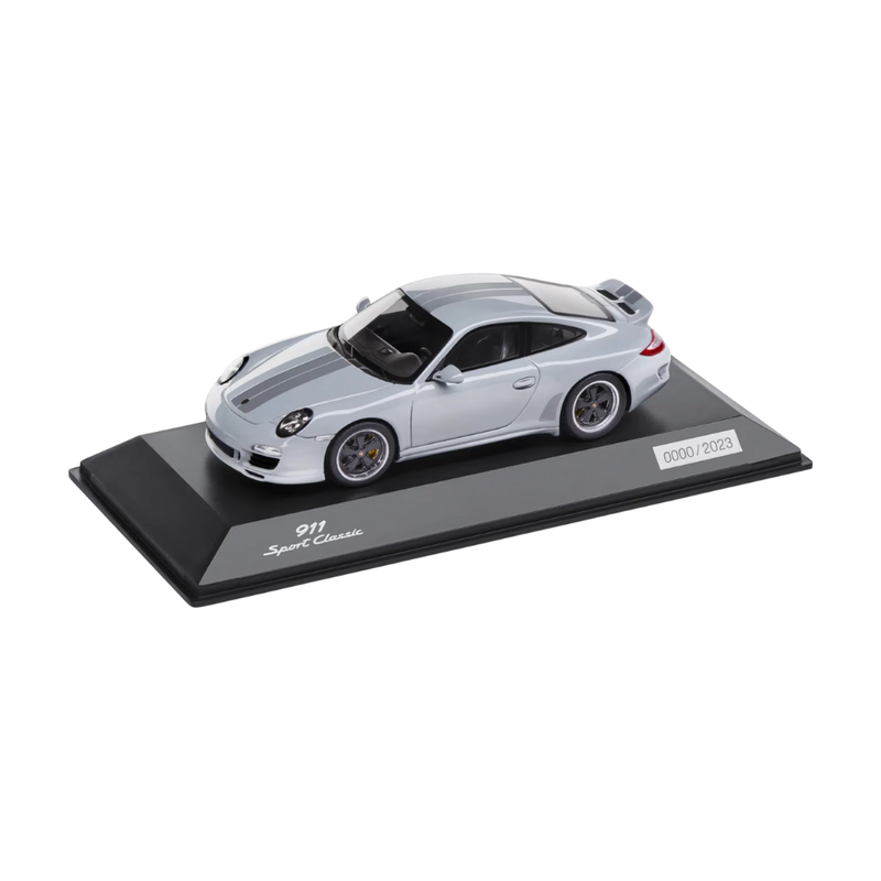 Porsche 911 Sport Classic Grey Collectors Model Car - 1:43