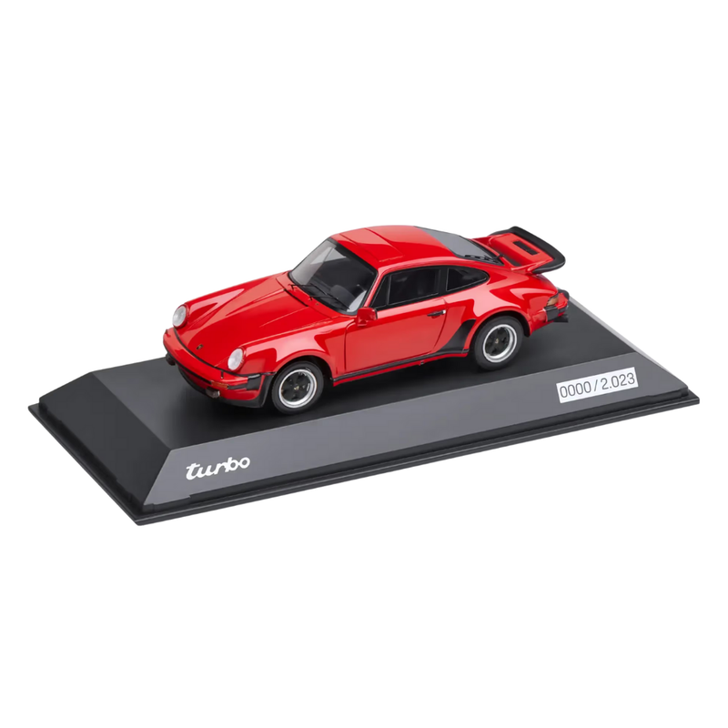 Porsche 911 Turbo 930 Impulse Red Collectors Model Car - Scale 1:43