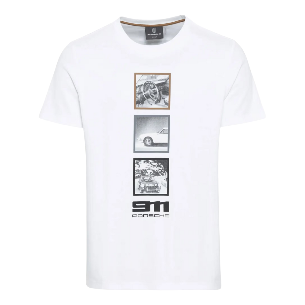 Porsche 911 Unisex White T-Shirt - 60Y