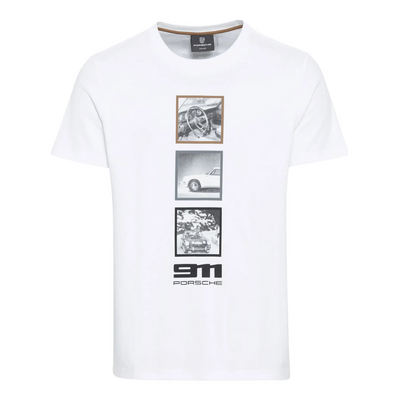 Porsche 911 Unisex White T-Shirt - 60Y