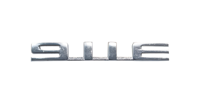 Porsche 911E Glove box Logo Silver - 911 65-73 901-559-306-20