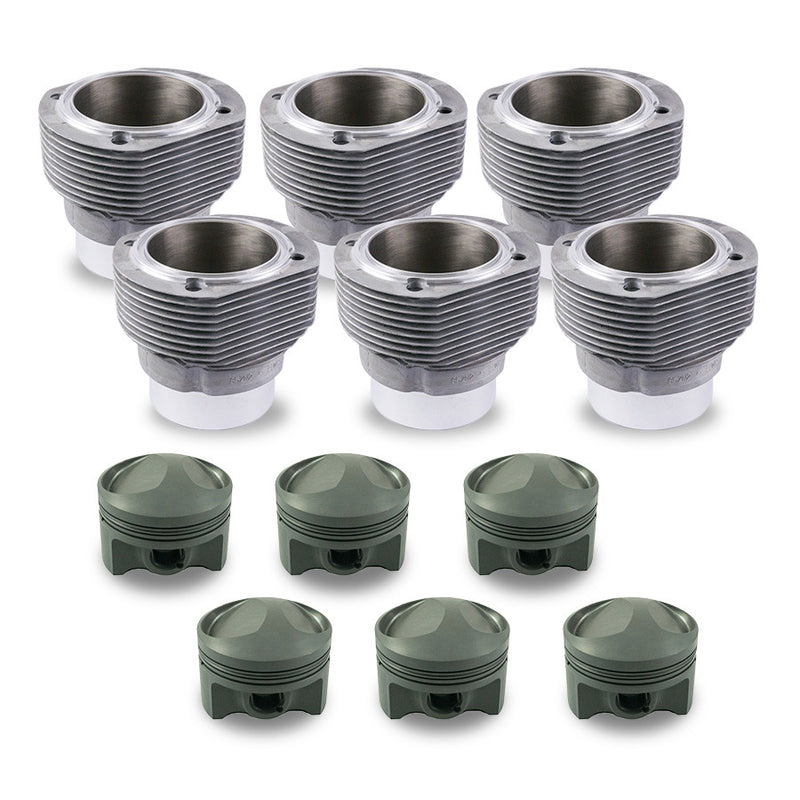 Porsche 911S 2.5L 86.7 9.3:1 Mahle Cylinder and Piston Set PS86-002