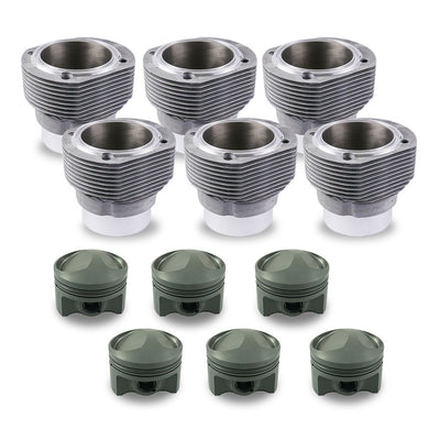 Porsche 911S 2.5L 86.7 9.3:1 Mahle Cylinder and Piston Set PS86-002