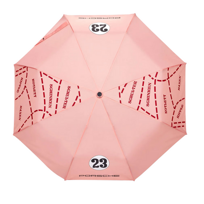 Porsche 917 Pink Pig Livery Double Automatic Pocket Umbrella