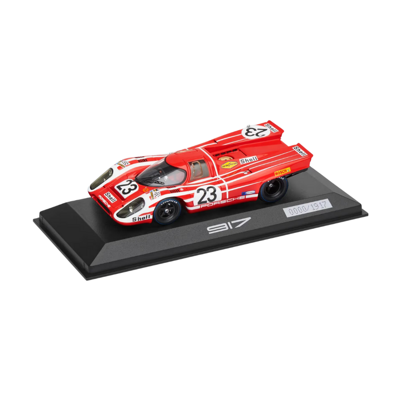 Porsche 917 Salzburg Red Collectors Model Car - Scale 1:18