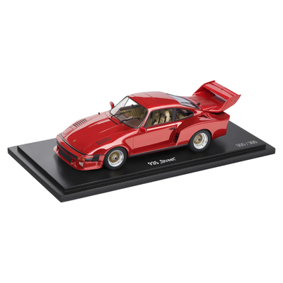 Porsche 935 Street Red Resin Collectors Model Car - Scale 1:18