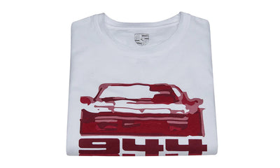 Porsche 944 Collection Mens Pullover T-Shirt - White