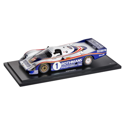 Porsche 956 24h Le Mans 1982 Blue Collectors Model Car - Scale 1:18