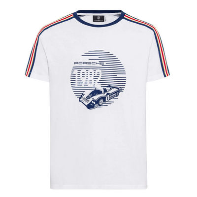 Porsche 956 Racing Mens White T-Shirt